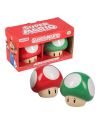 SUPER MARIO - Champignons - Set Salière et Poivrière - vue de dos