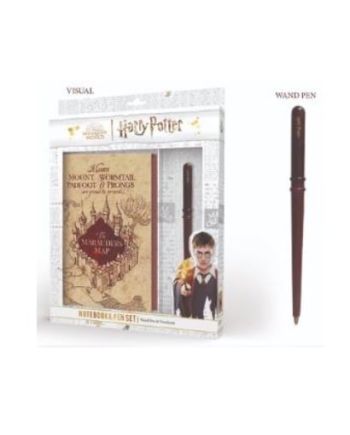 HARRY POTTER - Notebook A5 Premium - Marauder Map + Wand Pen Set - vue principale