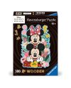 DISNEY - Mickey & Minnie - Puzzle forme en bois 300P - vue principale