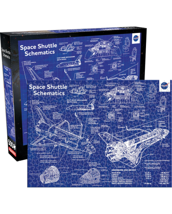 NASA - Shuttle Schematic - Puzzle 500P '35x48cm' - vue principale