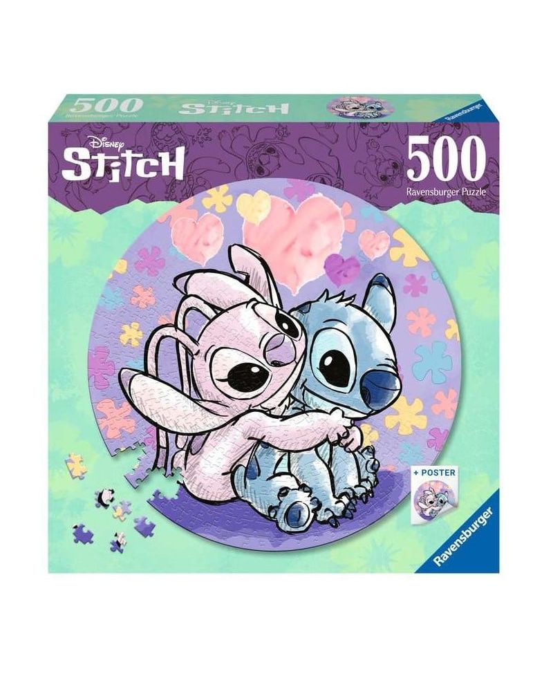 DISNEY - Puzzle Rond 500p - Stitch - vue principale