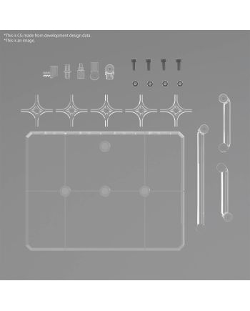 GUNDAM - Action Base 8 (Clear Color) - Model Kit - vue de face