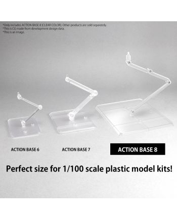 GUNDAM - Action Base 8 (Clear Color) - Model Kit - vue du packaging