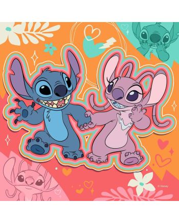 LILO & STITCH - Jouer toute la journée - 3 Puzzle 49P - vue de dos