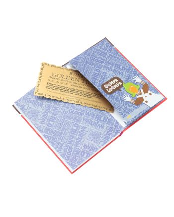 WILLY WONKA - Notebook + Marque-Page - Format A5 - vue de dos