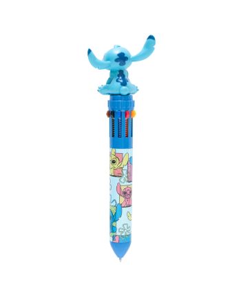 STITCH - Stylo-Bille 10 couleurs 3D Topper - vue de dos