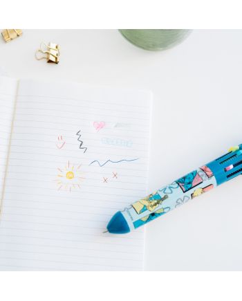 STITCH - Stylo-Bille 10 couleurs 3D Topper - vue de detail