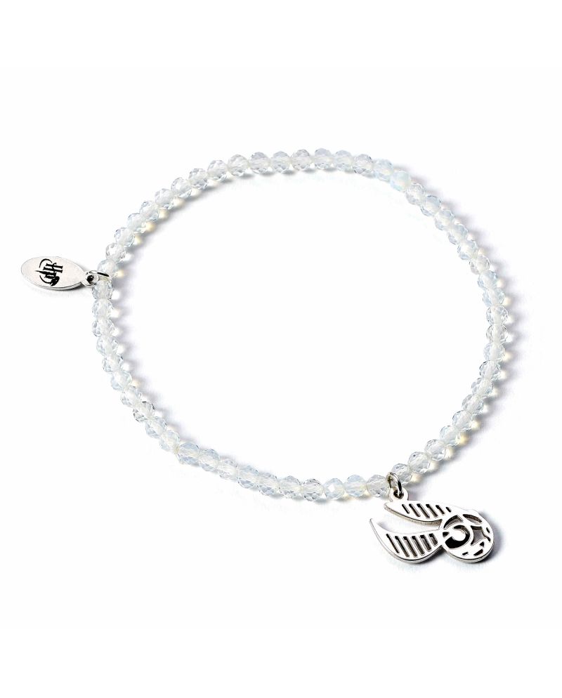 HARRY POTTER - Vif d'Or - Charme en Argent & Bracelet Perles - vue principale