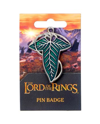 LE SEIGNEUR DES ANNEAUX - Feuille de Lorien - Pin's - vue de face