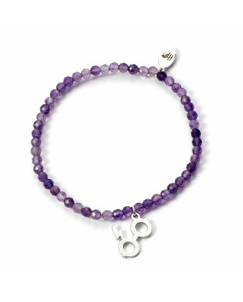 HARRY POTTER - Eclair & Lunettes - Charme en Argent & Bracelet Perles - vue principale