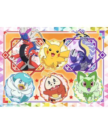 POKEMON - Ecarlate et Violet - Puzzle 100P XXL - vue de face