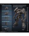 ARMORED CORE VI - RaD CC-2000 Orbiter Nightfall - Model Kit - vue de face