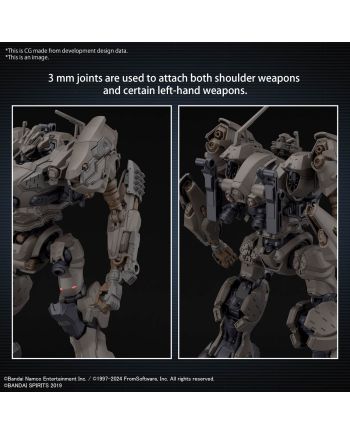 ARMORED CORE VI - RaD CC-2000 Orbiter Nightfall - Model Kit - vue de detail