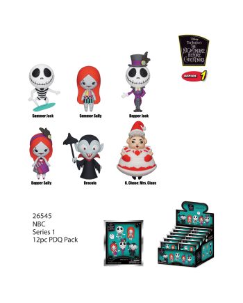 NBX - Series 1 - 3D Foam Magnets in blind bags (Display 12 Pcs) - vue principale
