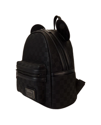 DISNEY - Mickey "Ear Evergreen" - Mini Sac à Dos LoungeFly - vue de face