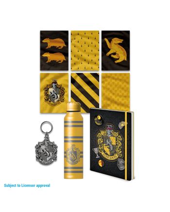 HARRY POTTER - Colourful Crest Poufsouffle - Coffret Cadeau premium - vue de profil