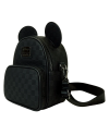 DISNEY - Mickey "Ear Evergreen" - Sac Bandoulière Loungefly - vue de face