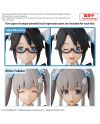 30MS - Option Hair style & face parts set (Yuika/Mitsumine) -Model Kit - vue de profil