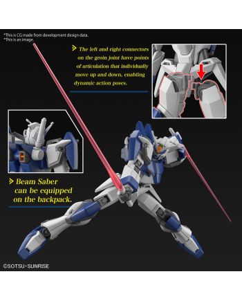 GUNDAM SEED FREEDOM - HG 1/144 Duel Blitz Gundam - Model Kit - vue de detail