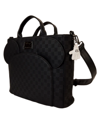 DISNEY - Mickey "Ear Evergreen" - Convertible Tote Bag LoungeFly - vue de face