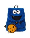 SESAME STREET - Cookie Monster - Mini Sac à Dos LoungeFly - vue de profil
