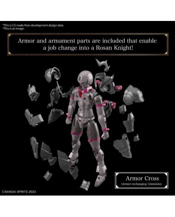 30MF - Rosan Knight - Model Kit - vue de dos