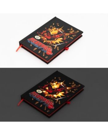 DEADPOOL - Notebook Premium Lumineux - Format A5 - vue principale