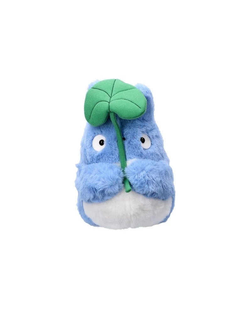 MON VOISIN TOTORO - Totoro Bleu avec feuille - Peluche Nakayoshi - vue principale
