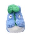 MON VOISIN TOTORO - Totoro Bleu avec feuille - Peluche Nakayoshi - vue principale