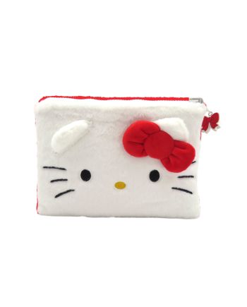 HELLO KITTY & KUROMI - Trousse Fourrure Réversible - vue de face
