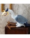 LE GARCON ET LE HERON - Héron Cendré - Peluche - vue de face