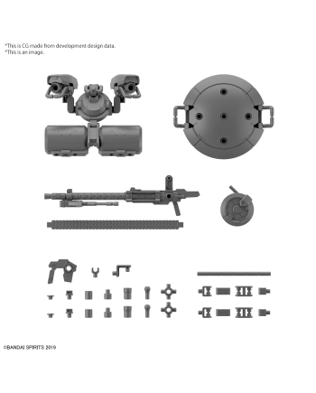 30MM - Customize Weapons (Heavy Weapon 2) - Model Kit - vue de face