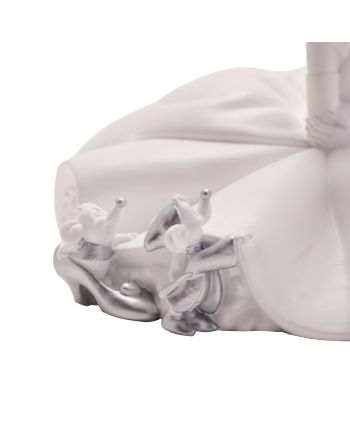 DISNEY - 'White&Silver' - Cendrillon - Tirelire - 14cm - vue de detail