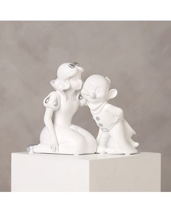 DISNEY - 'White&Silver' - Blanche-Neige & Simplet - Tirelire - 17cm - vue principale
