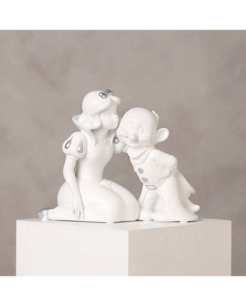DISNEY - 'White&Silver' - Blanche-Neige & Simplet - Tirelire - 17cm - vue principale