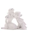 DISNEY - 'White&Silver' - Blanche-Neige & Simplet - Tirelire - 17cm - vue de face