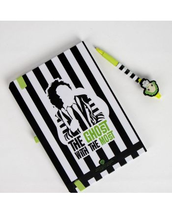BEETLEJUICE - Pack Premium Notebook A5 + Stylo-Bille - vue de dos