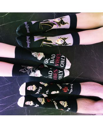 DISNEY VILLAINS - Pack de 3 Paires de Chaussettes (Taille 36-43) - vue de face