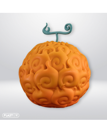 ONE PIECE - Pyro-Fruit - Tirelire PVC 16cm - vue de profil