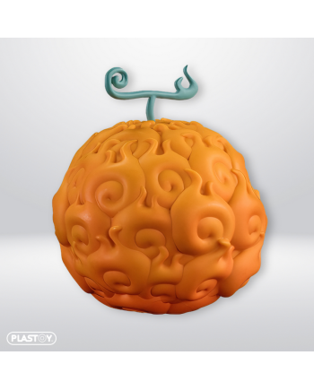 ONE PIECE - Pyro-Fruit - Tirelire PVC 16cm - vue de dos