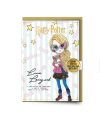 HARRY POTTER - Luna Lovegood - Carte de Voeux avec Pin's - vue de profil