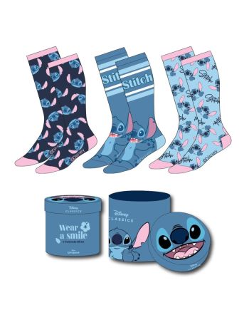 STITCH - Head - Pack de 3 Paires de Chaussettes (Taille 36-43) - vue principale