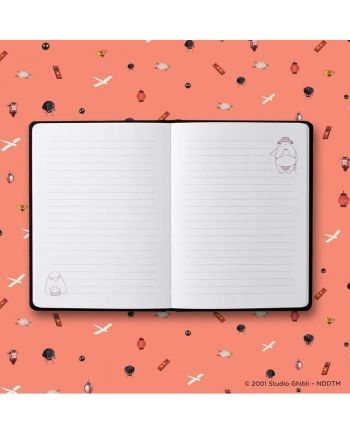 LE VOYAGE DE CHIHIRO - No Face - Carnet Feutrine 16.1x21.6x2.9cm - vue de profil