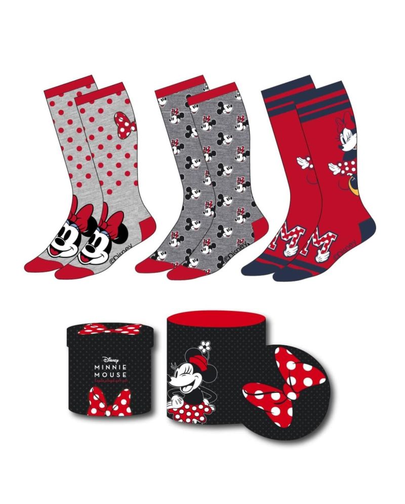MINNIE - Pack de 3 Paires de Chaussettes (Taille 36-43) - vue principale