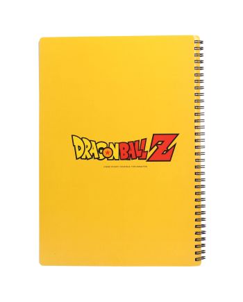 DRAGON BALL Z - Yellow - Notebook Effet Lenticulaire 3D - vue de profil