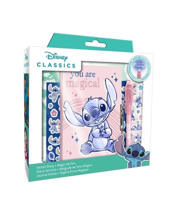 STITCH - Pack Journal Intime + Stylo-Bille Magique + Stickers - vue principale