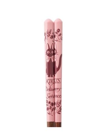 KIKI LA PETITE SORCIERE - Esquisses rose - baguettes Laquées 21cm - vue de face