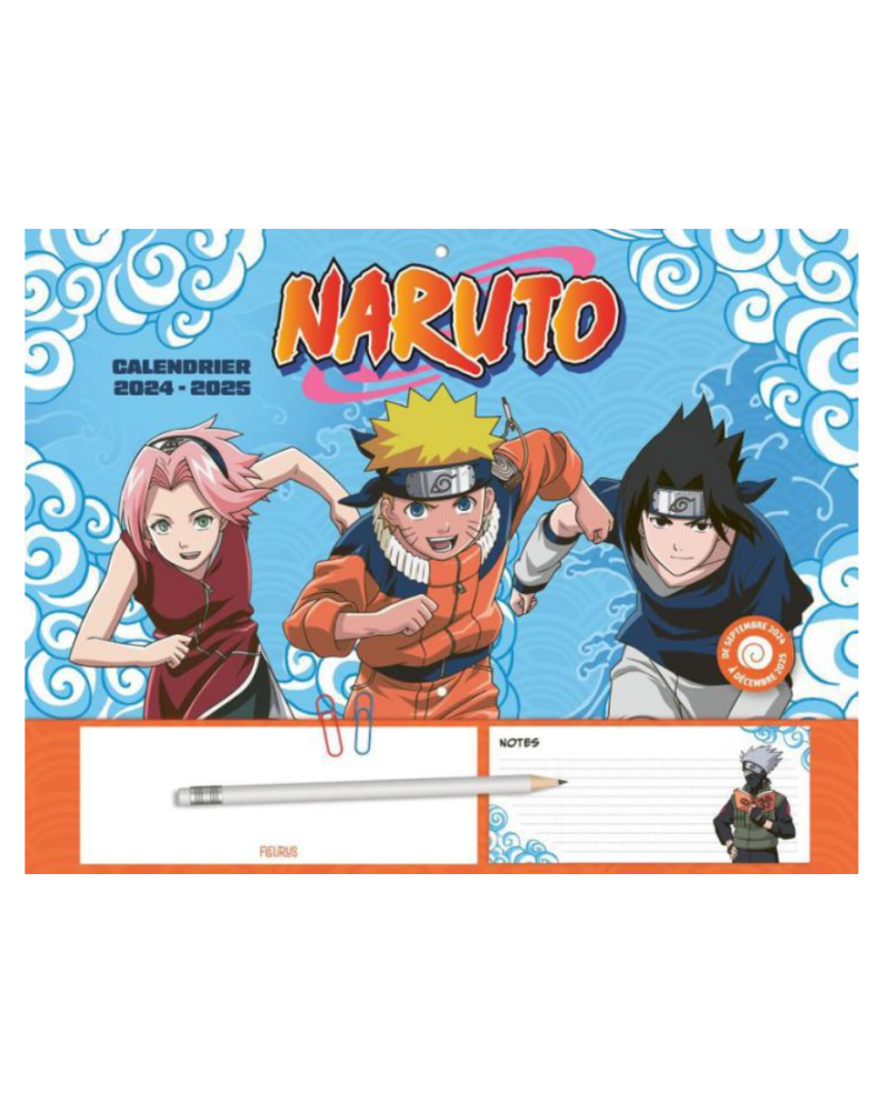 NARUTO - Le calendrier 2024/2025 - vue principale