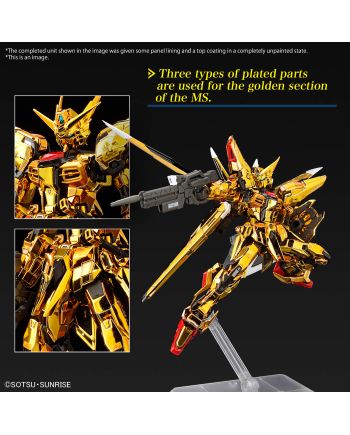 GUNDAM RG 1/144 Akatsuki Gundam Oowashi Unit - Model Kit vue de profil