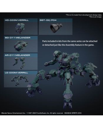 Model Kit BD-011 Melander Liger Tail - détail de la figurine